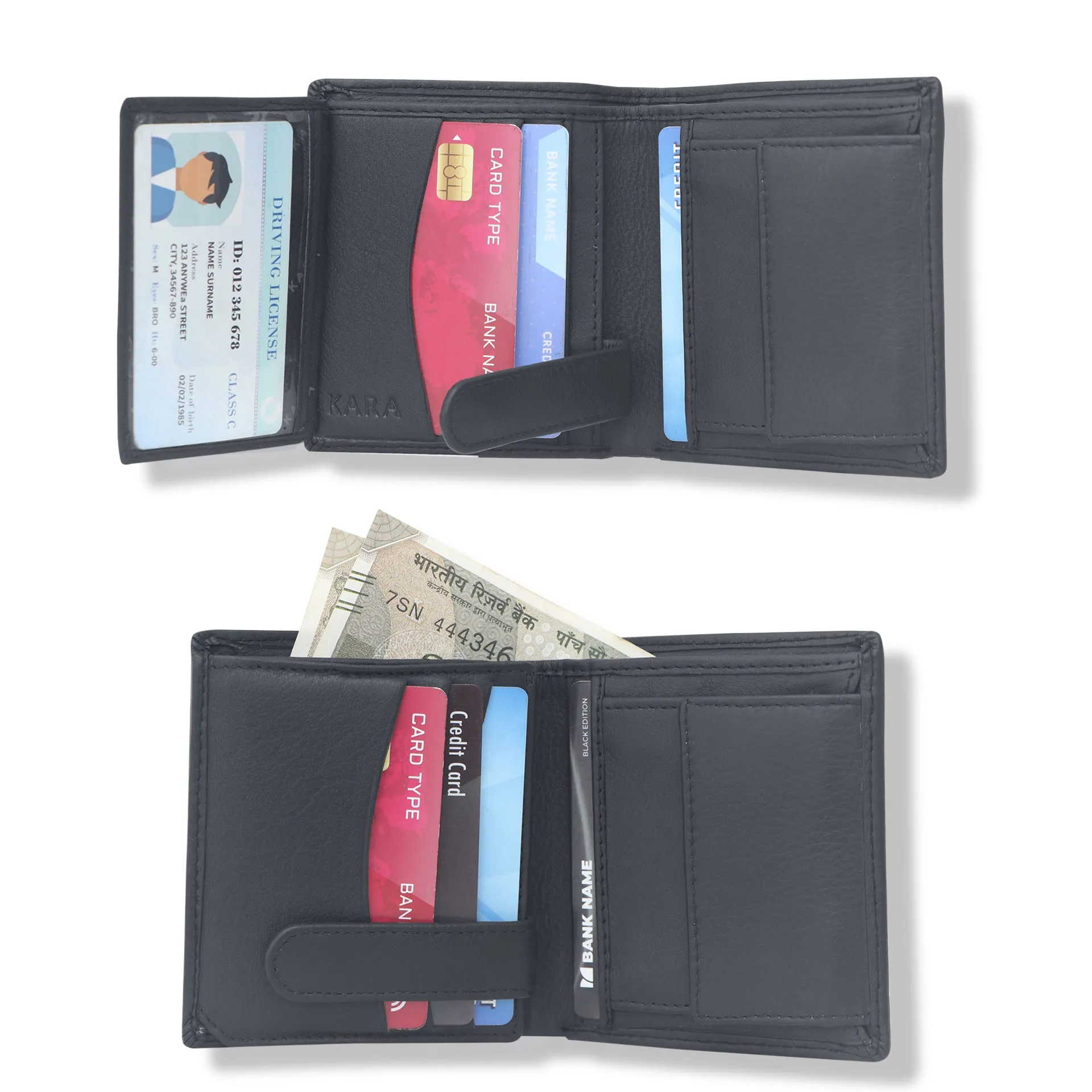 14026 Black Bifold Wallet