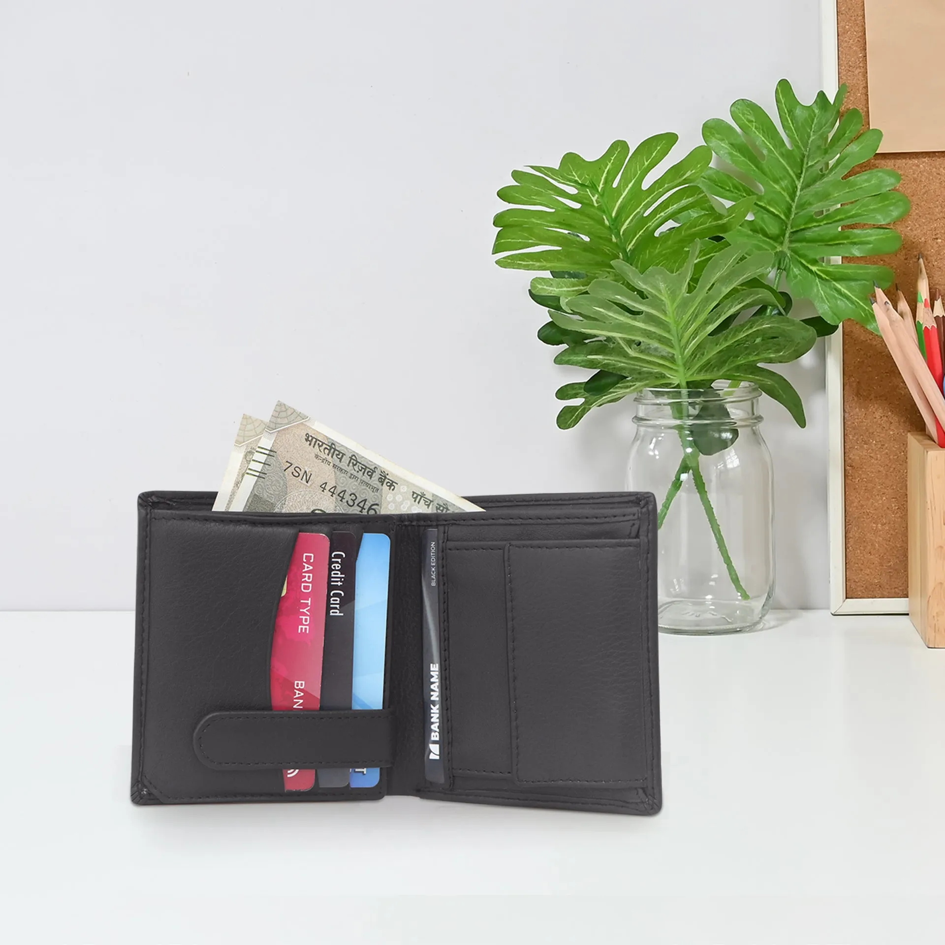 14026 Black Bifold Wallet