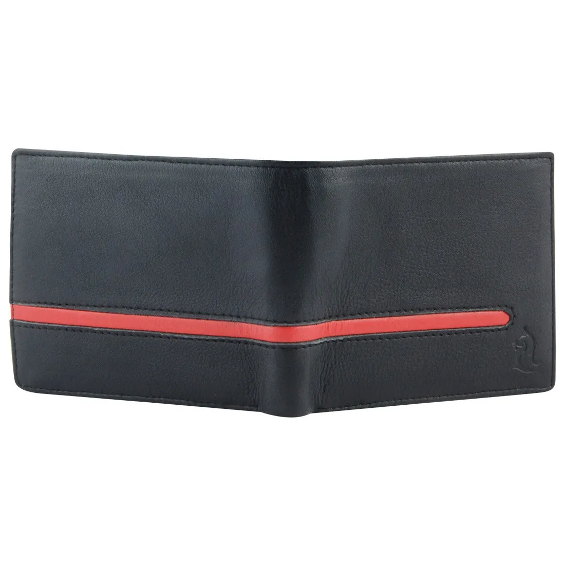 14053 Black & Red Bifold Wallet