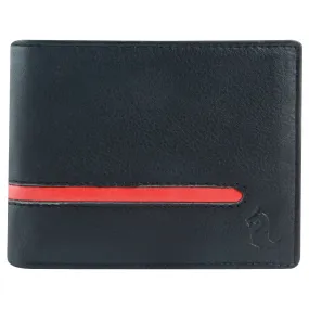 14053 Black & Red Bifold Wallet