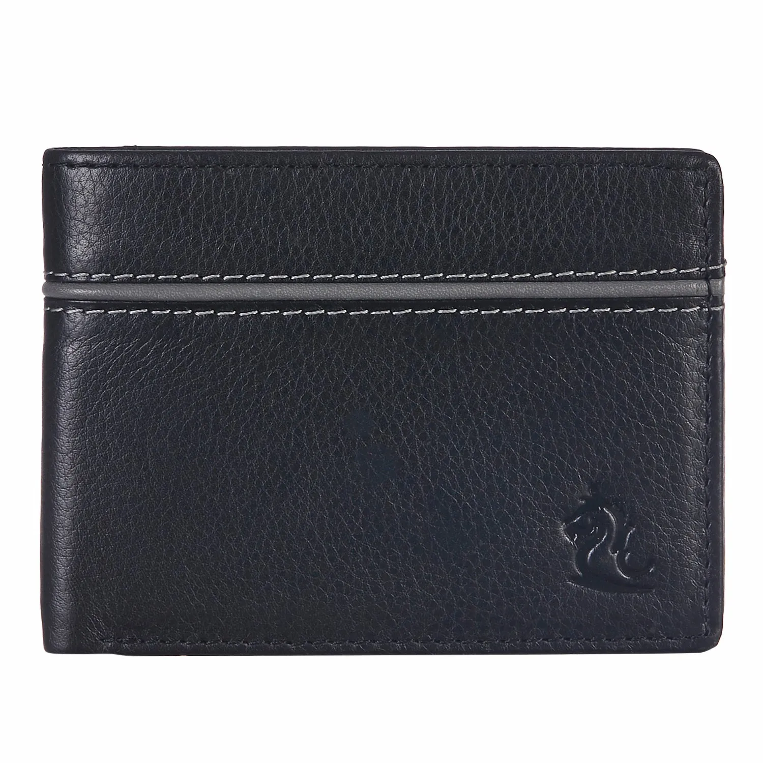 14091 Black & Grey Bifold Wallet