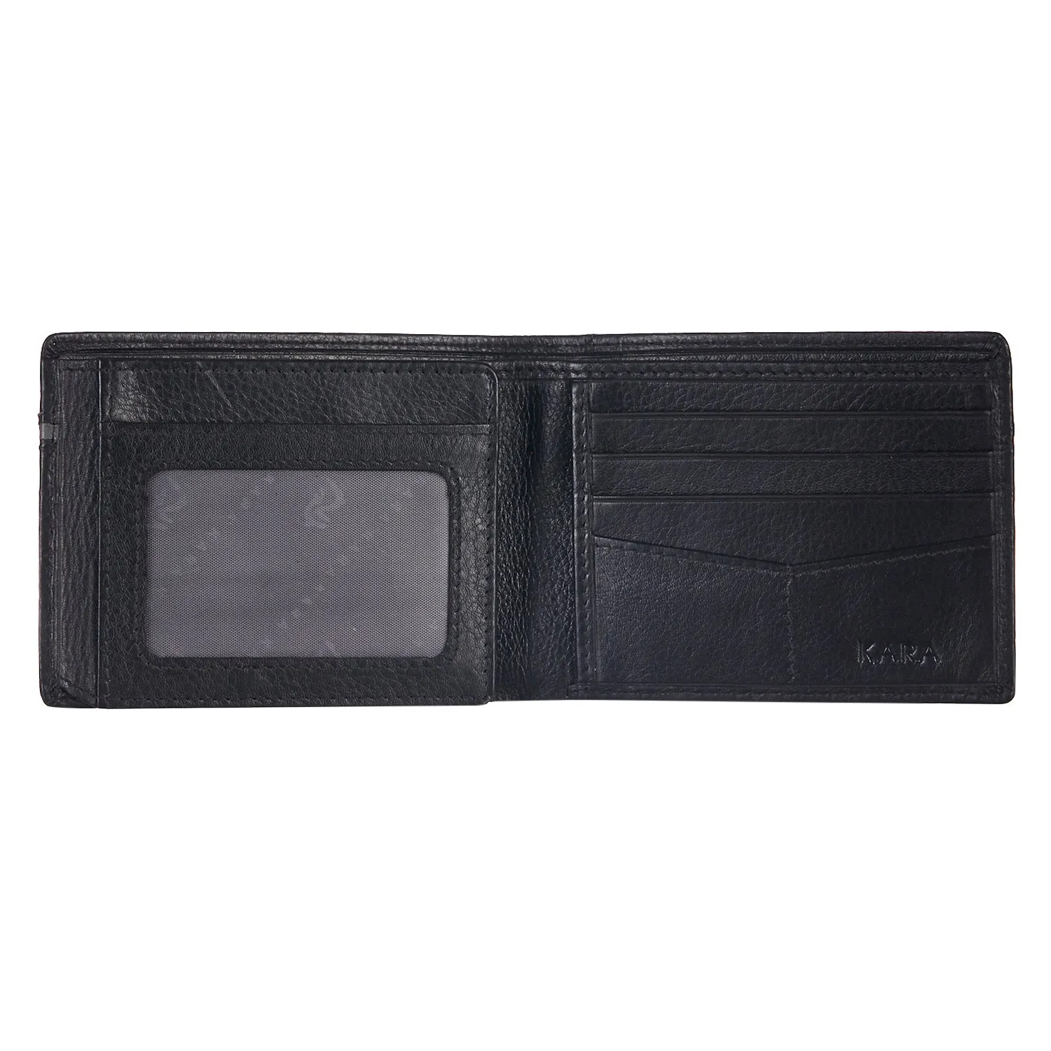 14091 Black & Grey Bifold Wallet