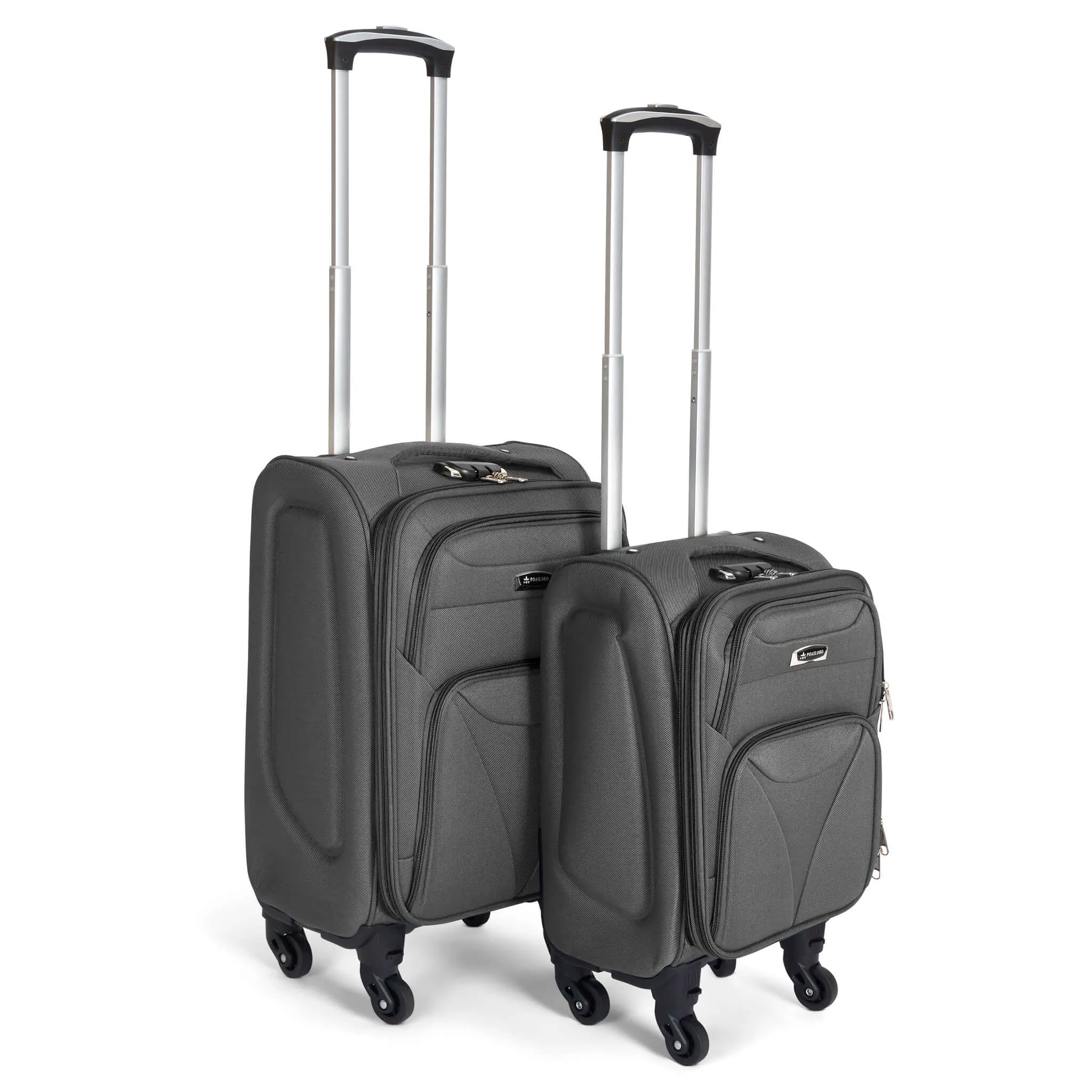 Cabin Bag Luggage Suitcase Set On Wheels Set of 2, Assorted Colours