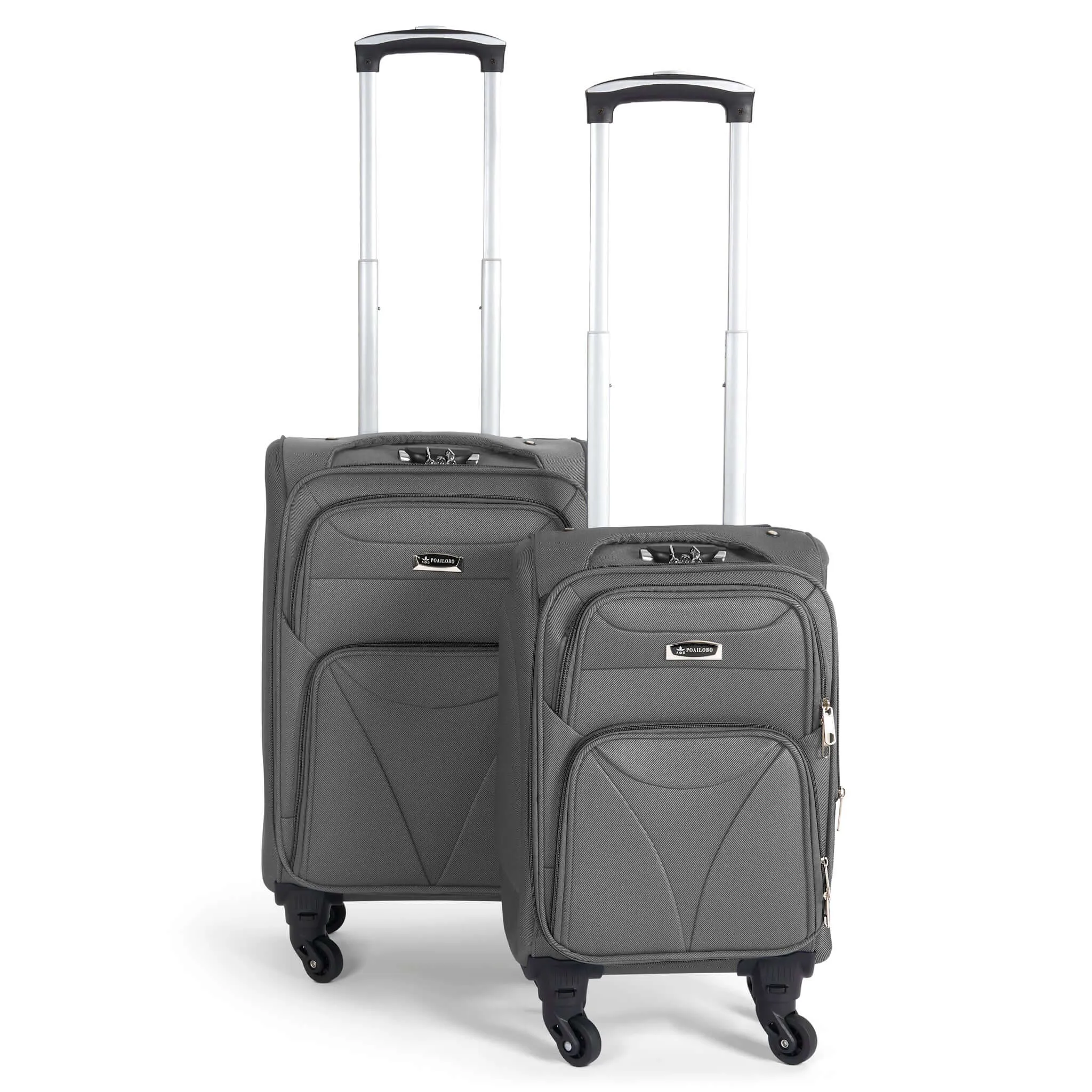 Cabin Bag Luggage Suitcase Set On Wheels Set of 2, Assorted Colours