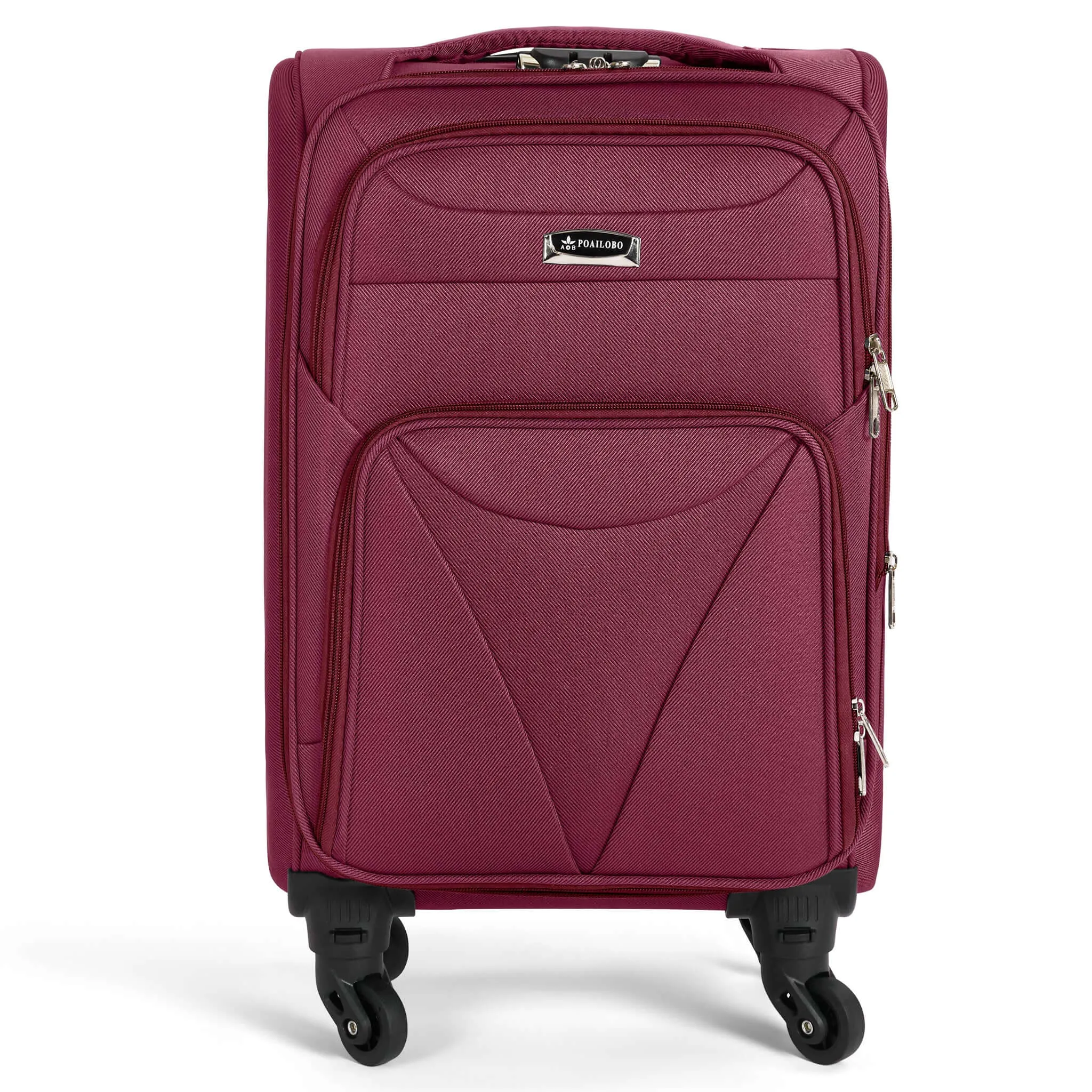 Cabin Bag Luggage Suitcase Set On Wheels Set of 2, Assorted Colours