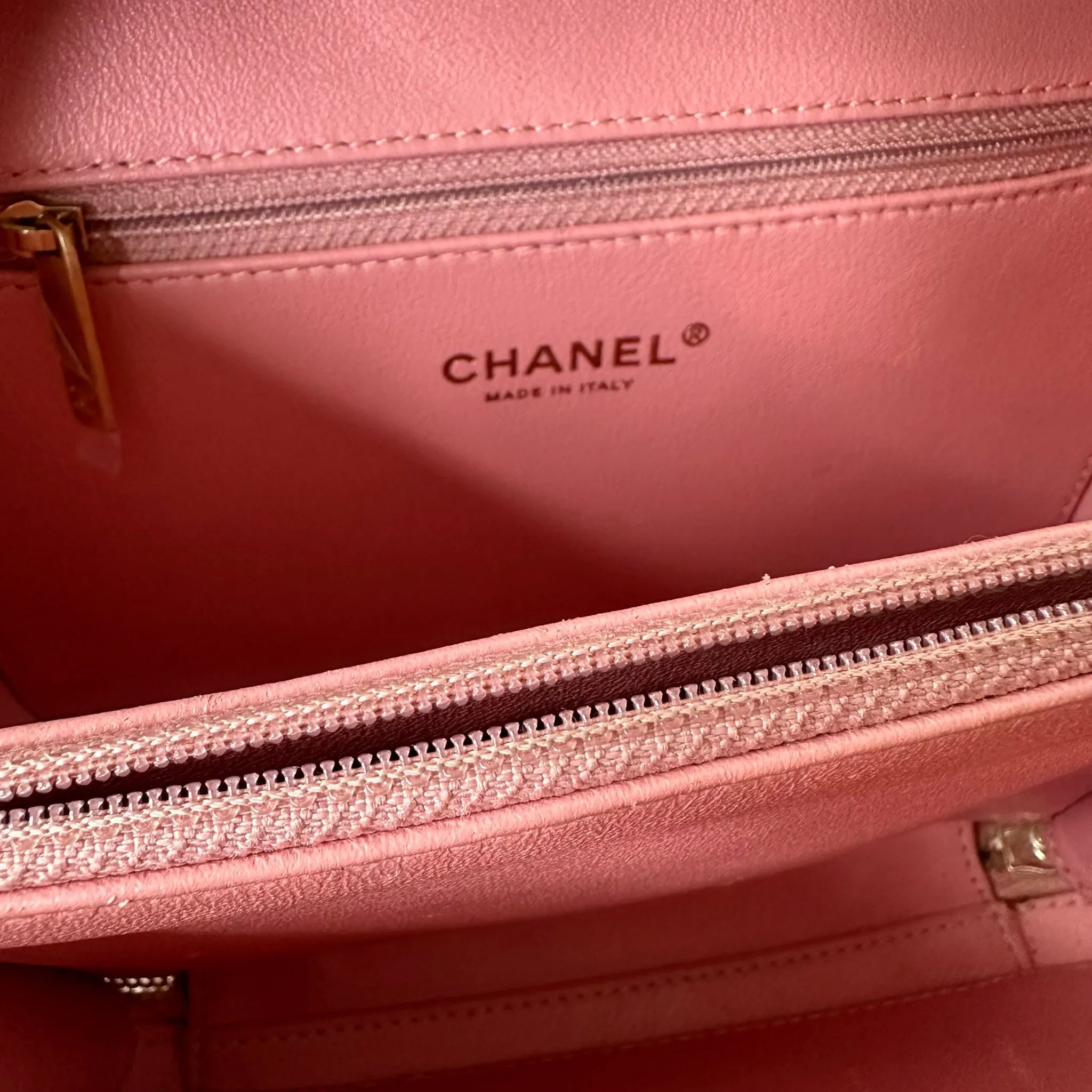 Chanel Filligree Pink Handbag