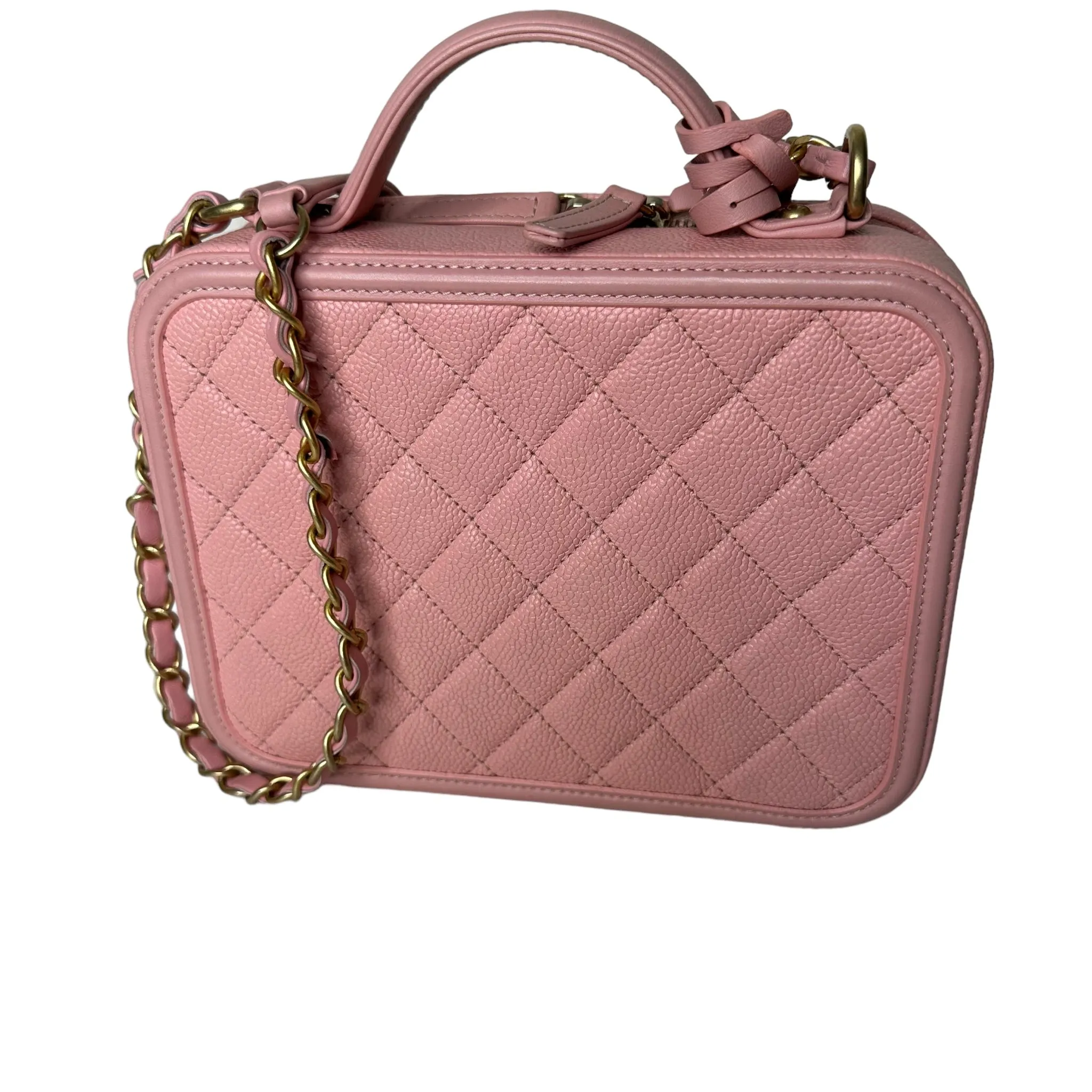 Chanel Filligree Pink Handbag