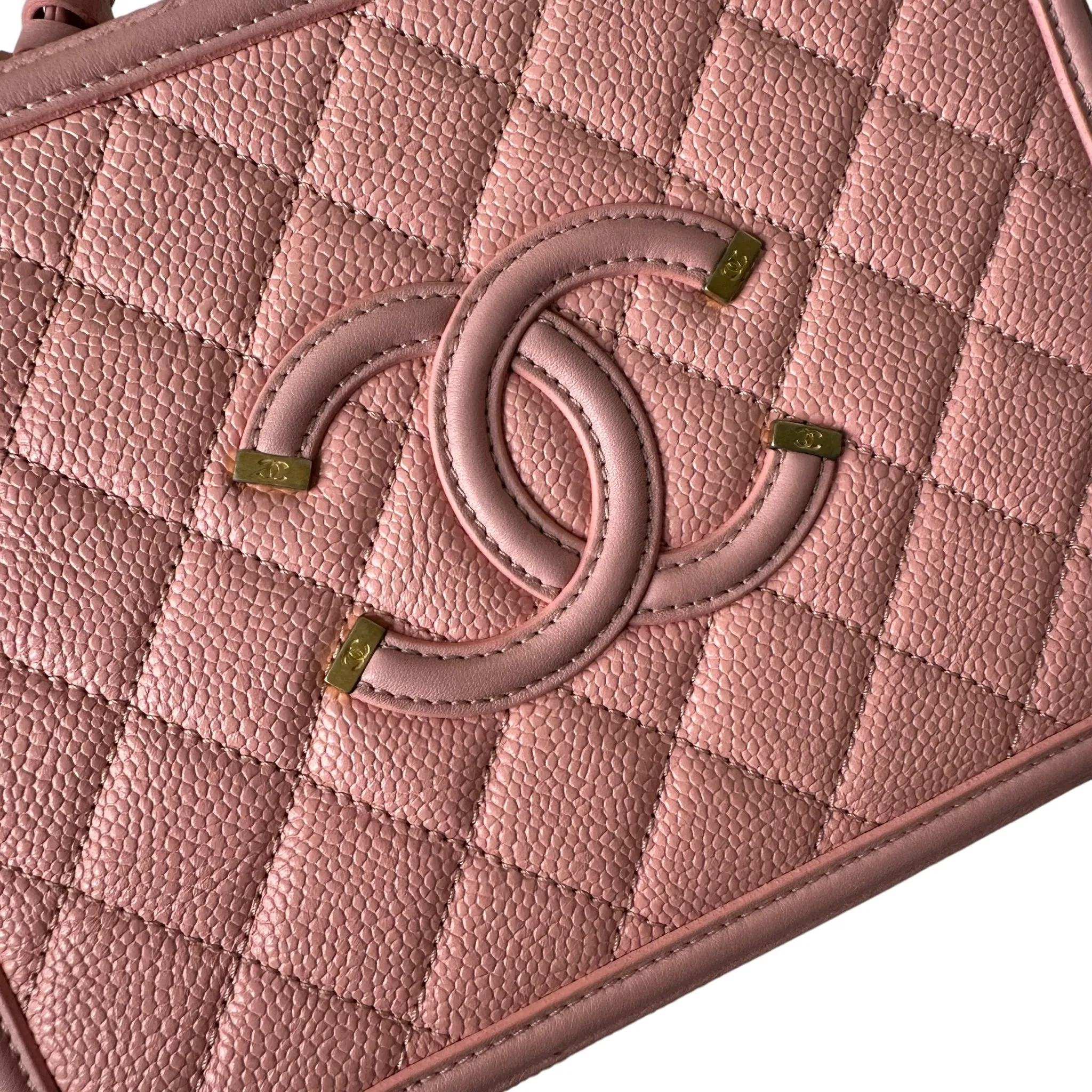 Chanel Filligree Pink Handbag