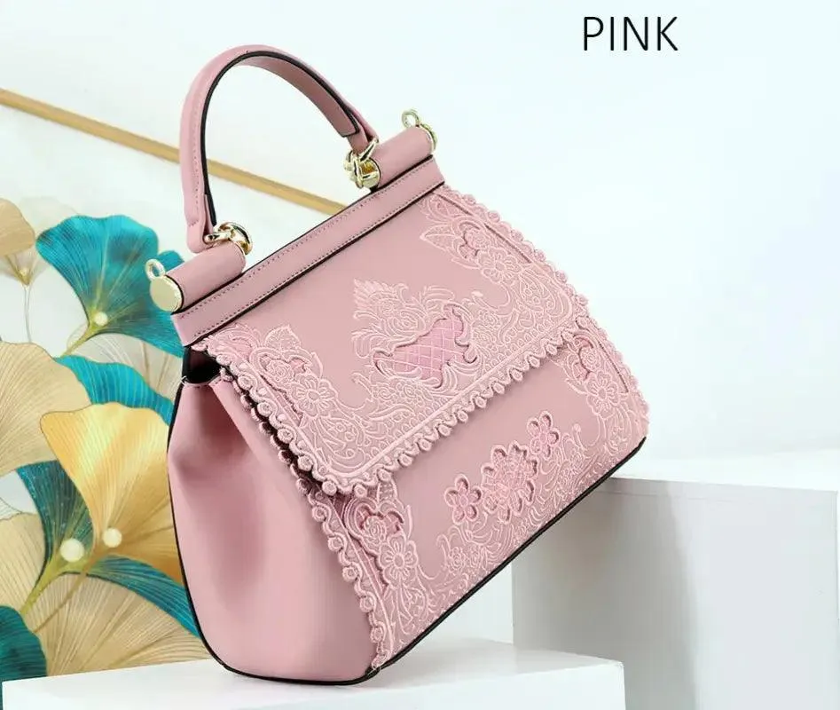 Elegant Hollow Design Handbag