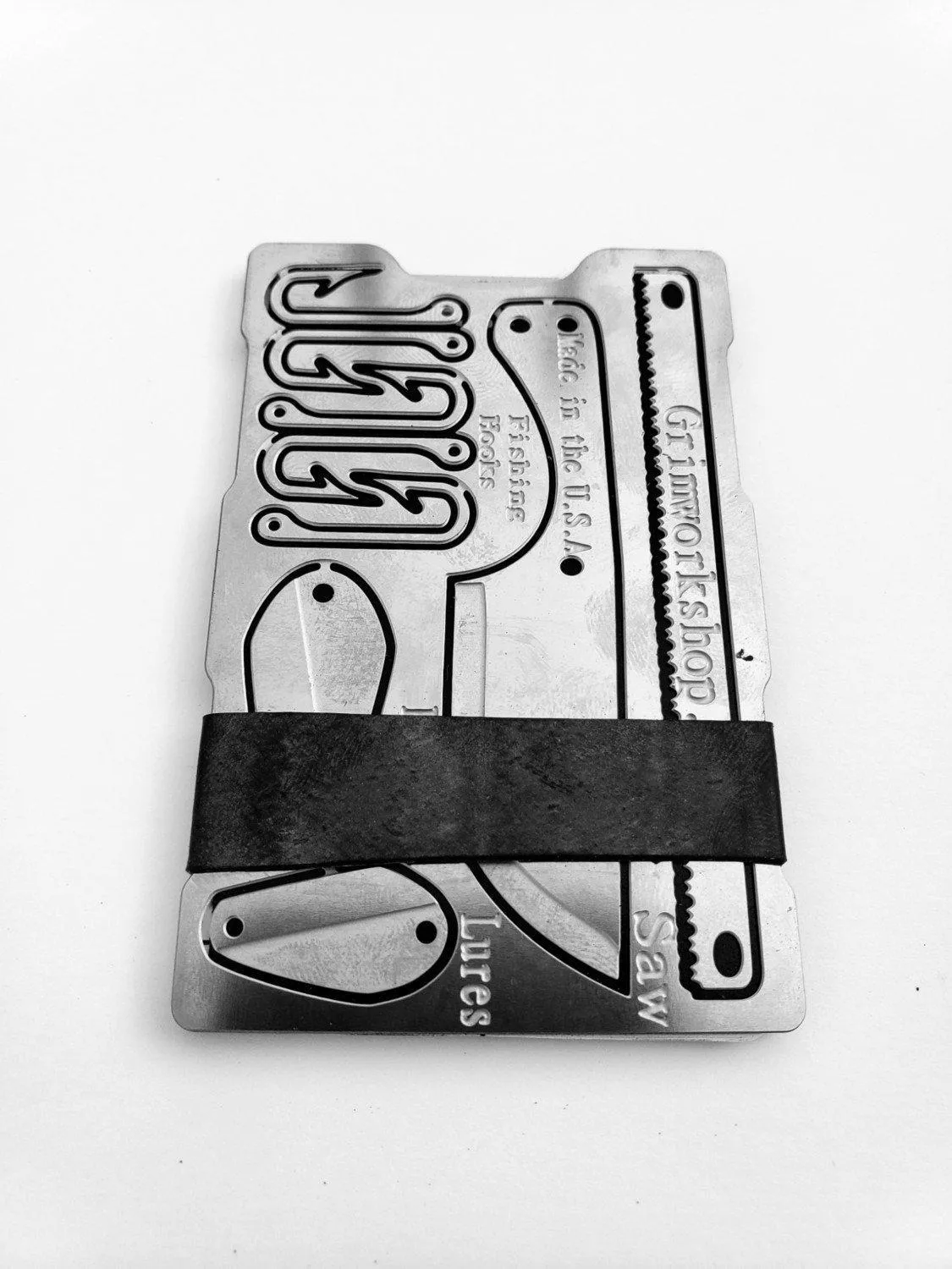 Grim Minimalist Survival Wallet : Multi Tool Wallet with Minimalist Survival Kit