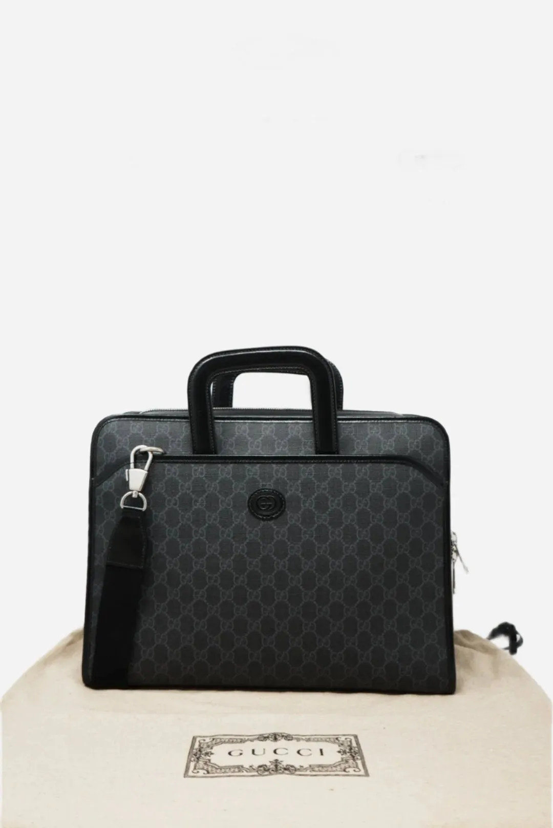 Gucci Large briefcase with interlocking