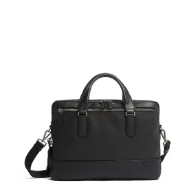 Harrison Sycamore Leather Slim Brief // Black