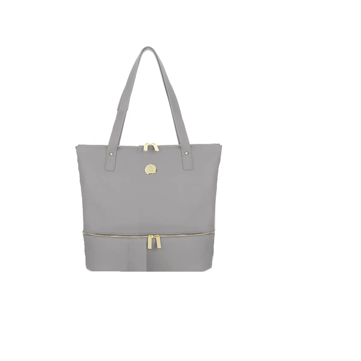 JOY Smart Chic Leather Double Decker Tote