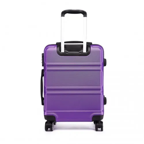 Kono 28-Inch Purple Hardcase Suitcase with TSA Lock & Spinner Wheels