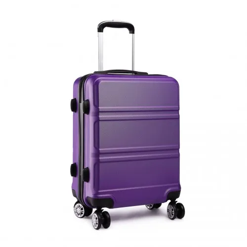 Kono 28-Inch Purple Hardcase Suitcase with TSA Lock & Spinner Wheels