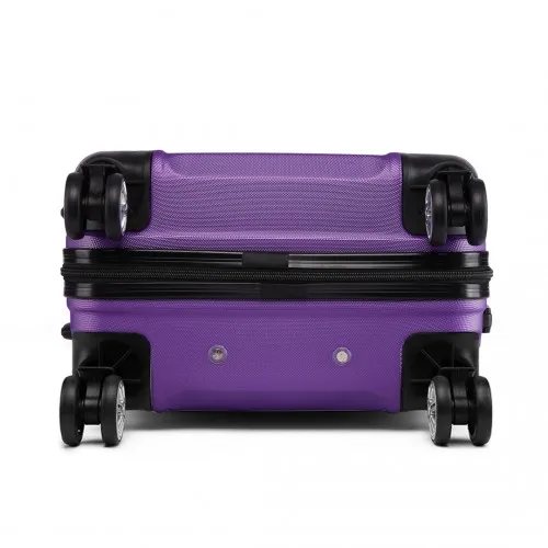 Kono 28-Inch Purple Hardcase Suitcase with TSA Lock & Spinner Wheels