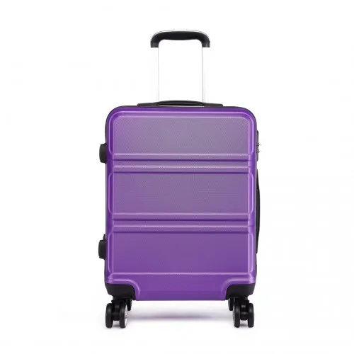 Kono 28-Inch Purple Hardcase Suitcase with TSA Lock & Spinner Wheels