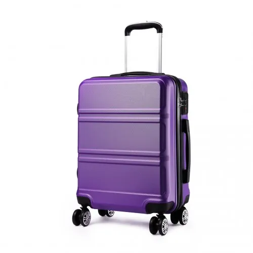 Kono 28-Inch Purple Hardcase Suitcase with TSA Lock & Spinner Wheels