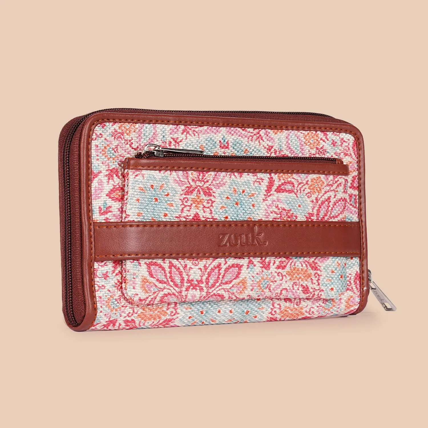 Mangalore Blossoms Classic Zipper Wallet