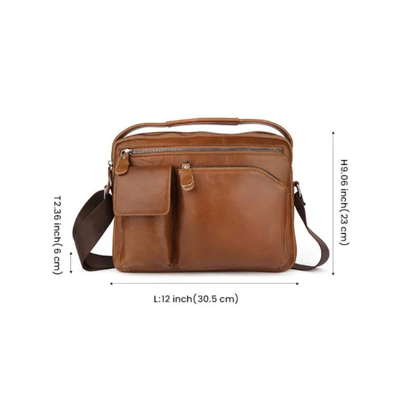 Men's briefcase Laptop Bag, shoulder bag Satchel Bag, Messenger Bag, Leather Men's bag 3322