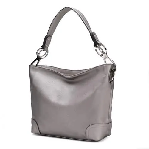 Mia K's MKF Collection Emily Chic Vegan Leather Hobo Bag