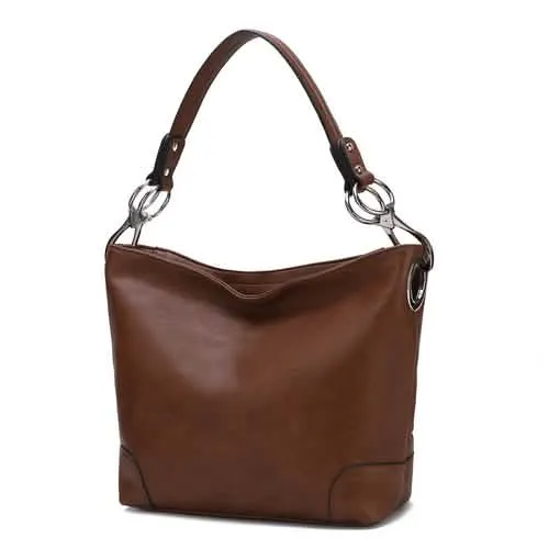 Mia K's MKF Collection Emily Chic Vegan Leather Hobo Bag