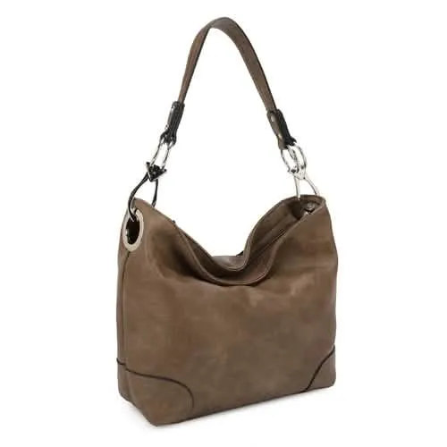 Mia K's MKF Collection Emily Chic Vegan Leather Hobo Bag