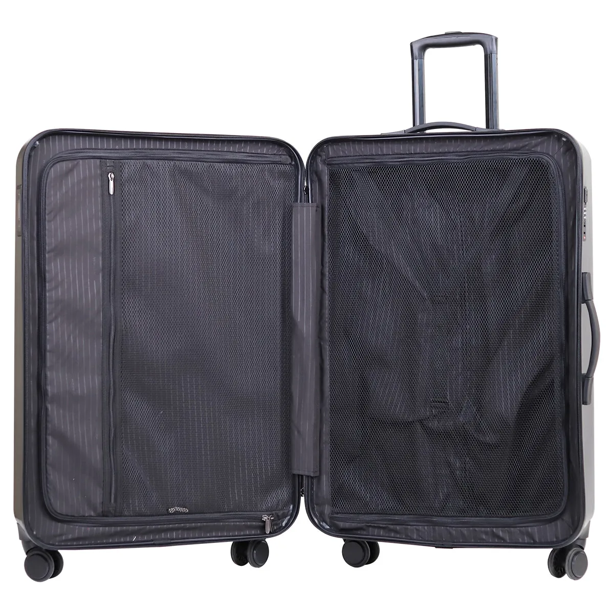 Newcom 24" (60 cm) Hard Shell Trolley Suitcase - Iron Grey