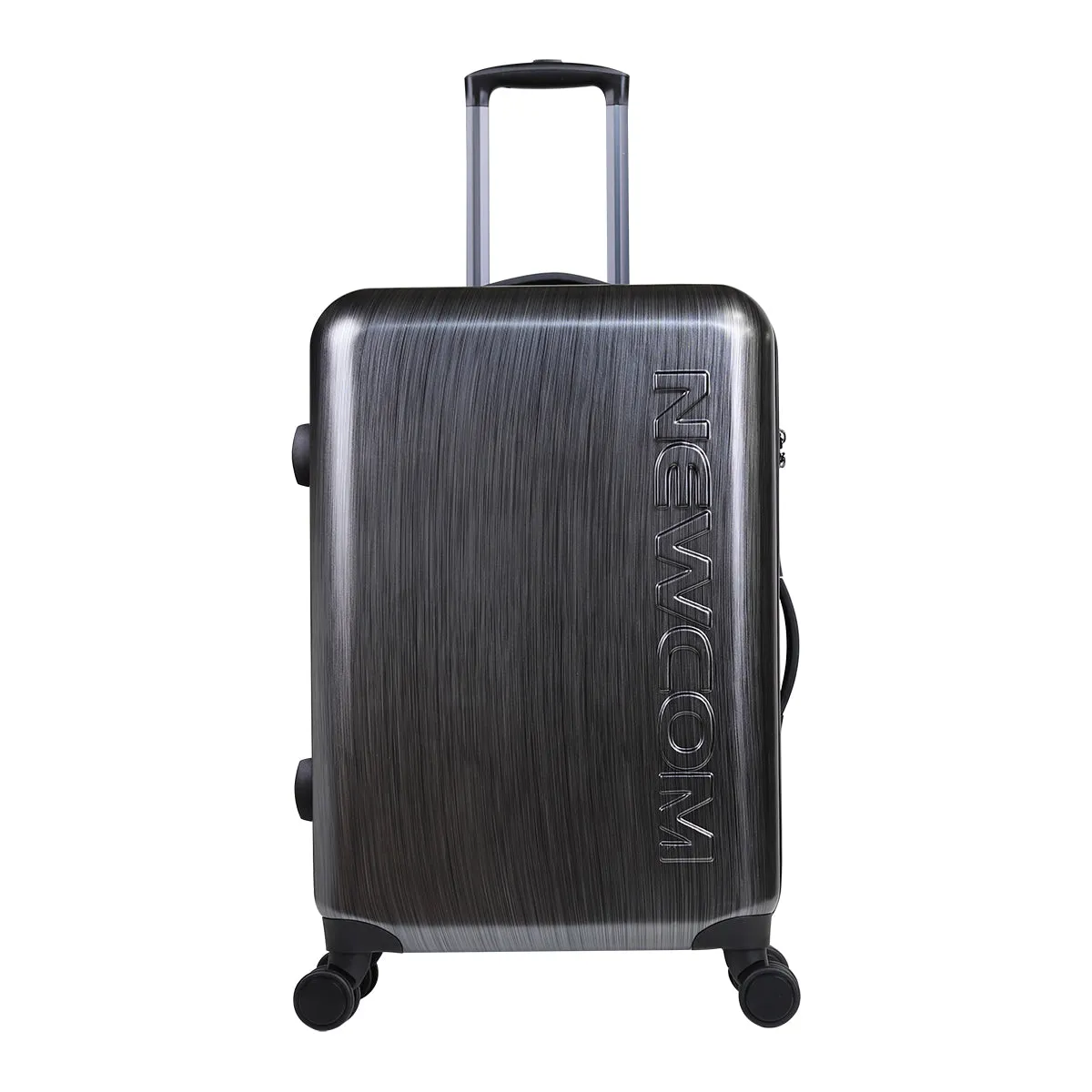 Newcom 24" (60 cm) Hard Shell Trolley Suitcase - Iron Grey