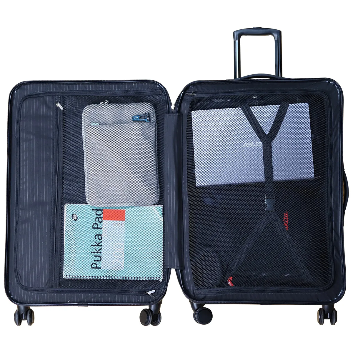 Newcom 24" (60 cm) Hard Shell Trolley Suitcase - Iron Grey