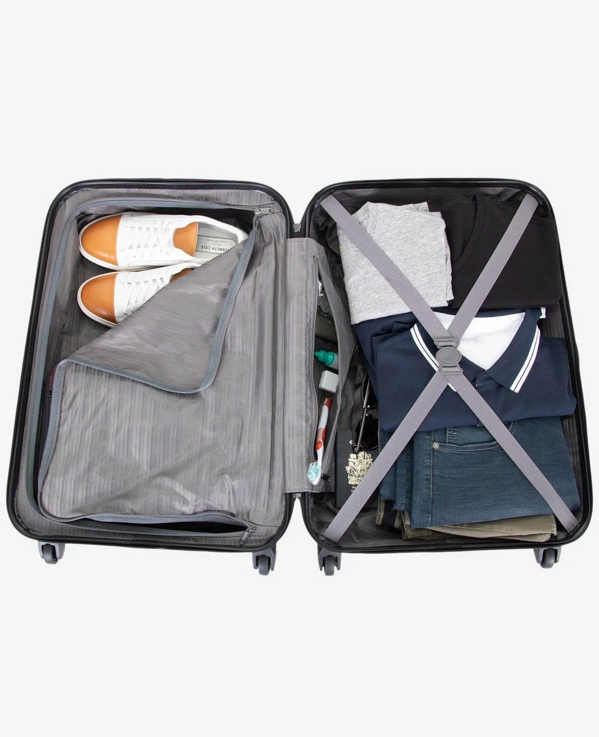 Out Of Bounds 24-Inch Lightweight Hard Side Spinner Suitcase