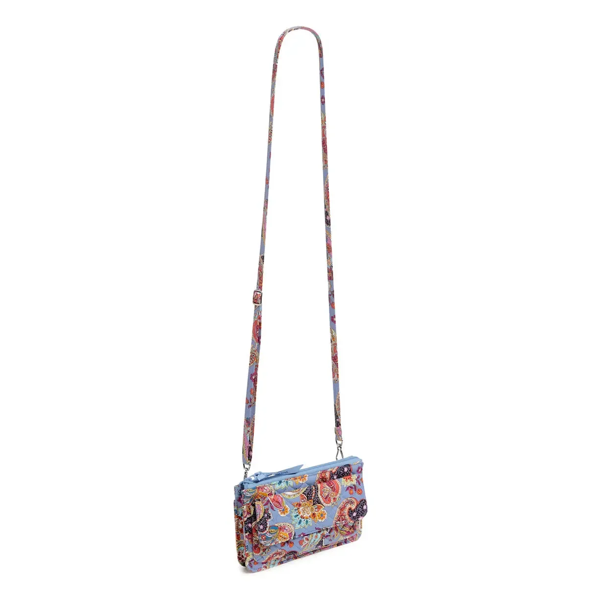 RFID Wallet Crossbody - Provence Paisley