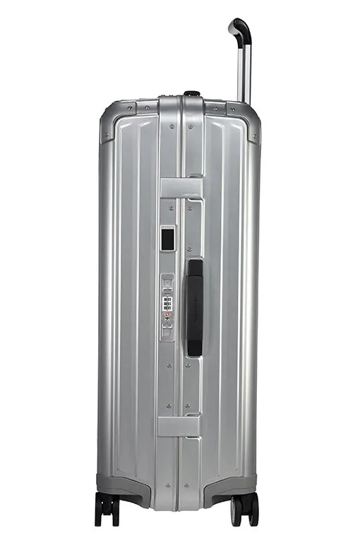 Samsonite - Lite Box ALU 69cm Medium 4 Wheel Hard Suitcase - Aluminium