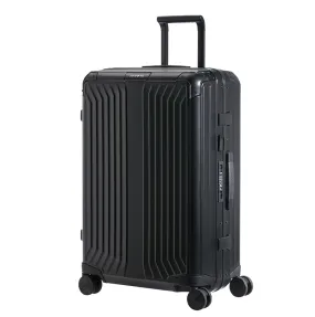 Samsonite - Lite Box ALU 69cm Medium 4 Wheel Hard Suitcase - Black