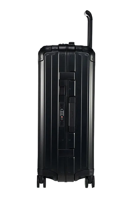 Samsonite - Lite Box ALU 69cm Medium 4 Wheel Hard Suitcase - Black