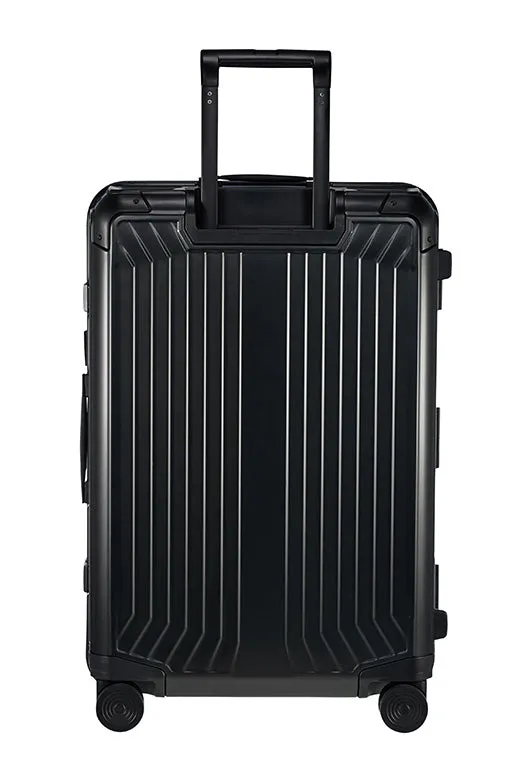 Samsonite - Lite Box ALU 76cm Large 4 Wheel Hard Suitcase - Black