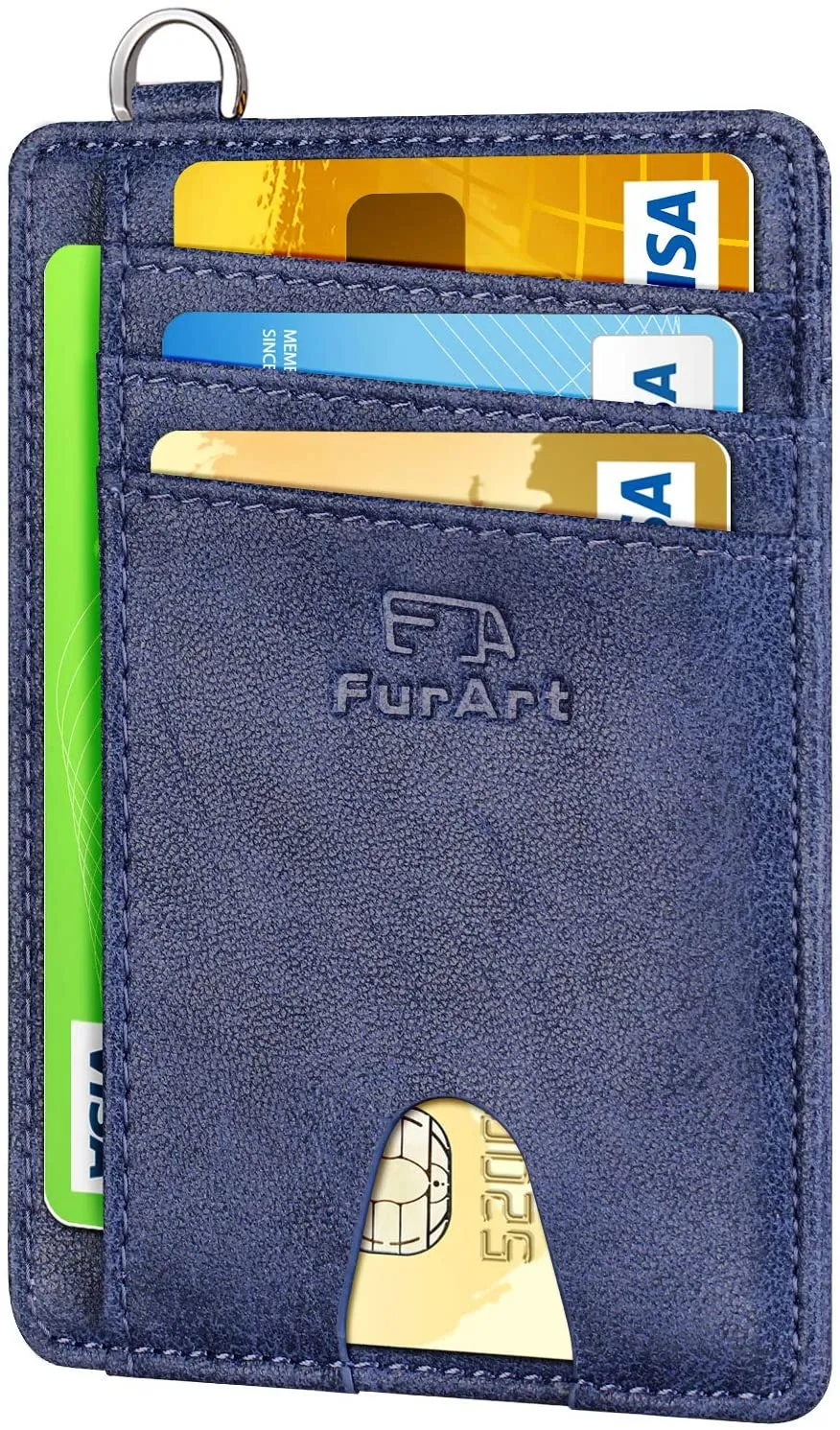 Slim Minimalist Wallet, RFID Blocking, Credit Card Holder