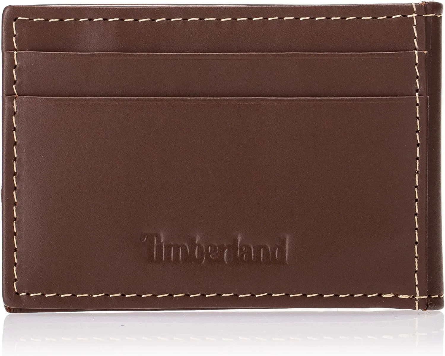 Timberland Men's Slim Leather Minimalist Front Pocket Credit Card Holder Wallet