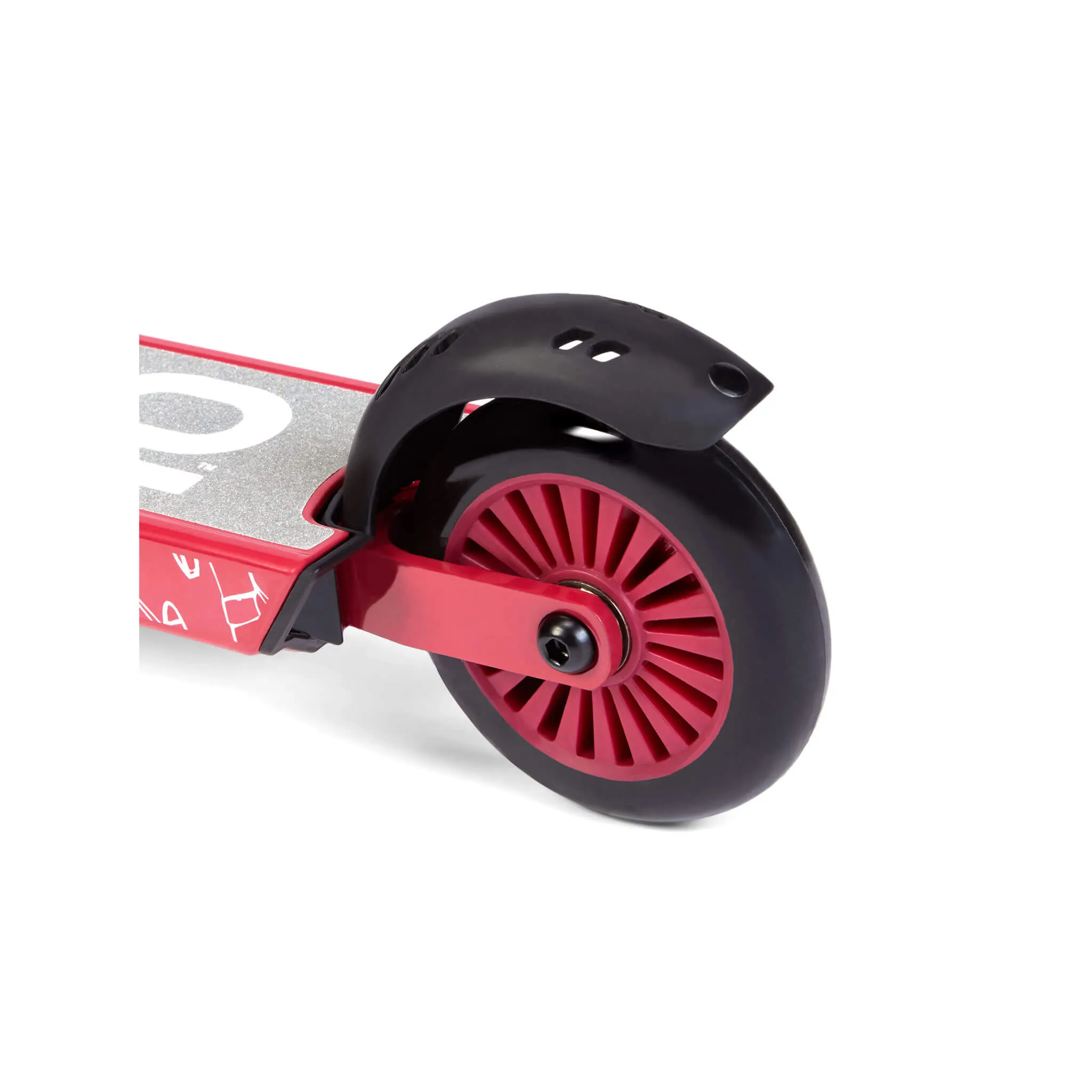 Viro Rides Compact Scooter Black and Red