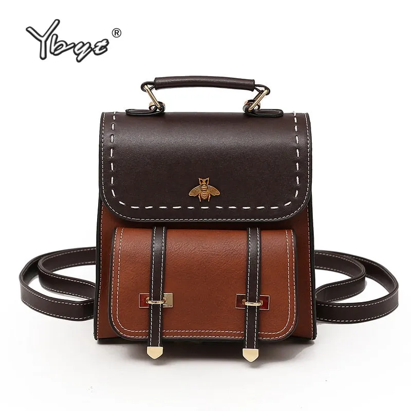 YBUL™  Vintage  Leather Women Backpack